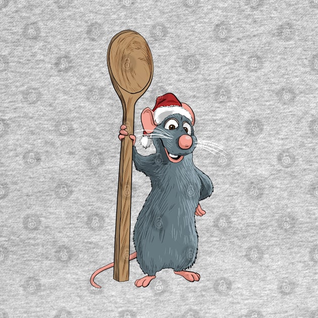 Remy from Ratatouille Christmas by Black Snow Comics